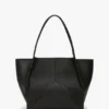The Victoria tote bag large i svart skinn The Victoria tote bag large i svart skinn