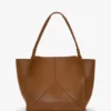 The Victoria tote bag large i tan skinn