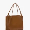 The Victoria tote bag large i tan skinn