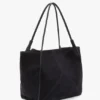 The Victoria tote large i marineblått semsket skinn