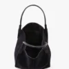 The Victoria tote large i marineblått semsket skinn