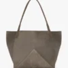 The Victoria totebag stor i grå suede