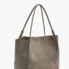 The Victoria totebag stor i grå suede