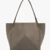 The Victoria totebag stor i grå suede