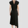 Twist Shoulder Dress i svart