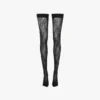 VB monogram-hold-ups i svart