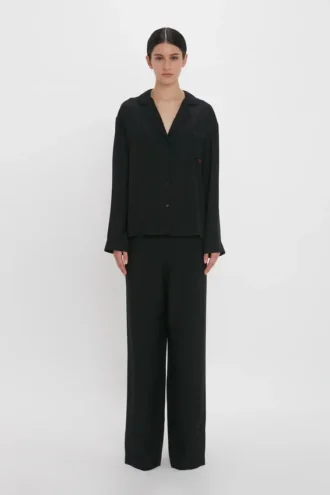 VB Monogram pyjamasett i svart