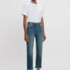 Victoria-jeans i mellomblå