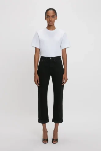 Victoria Jeans i vasket svart